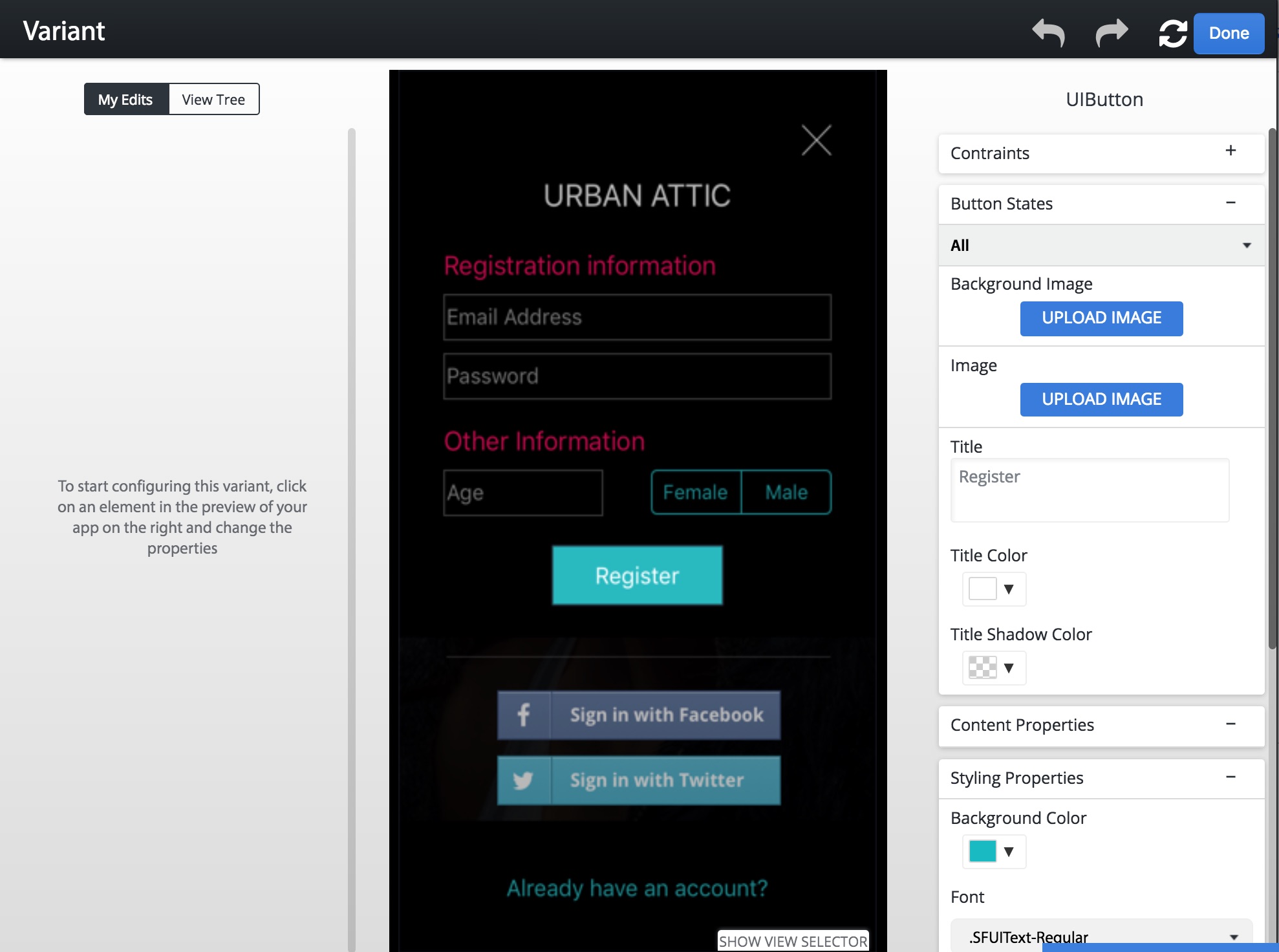 Codeless Visual A B Experiments Apptimize Documentation