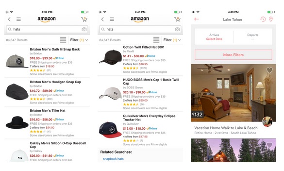 Search Results Amazon Airbnb