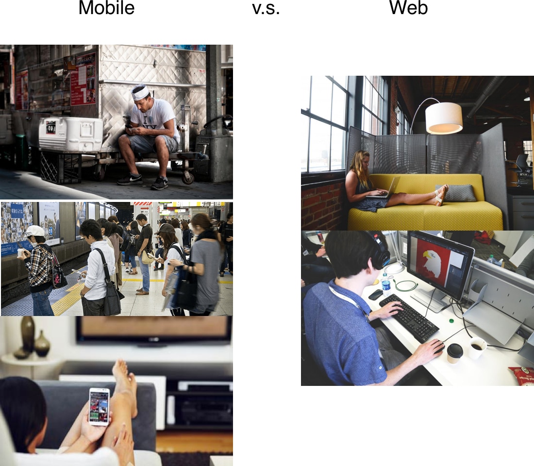 Mobile vs Web