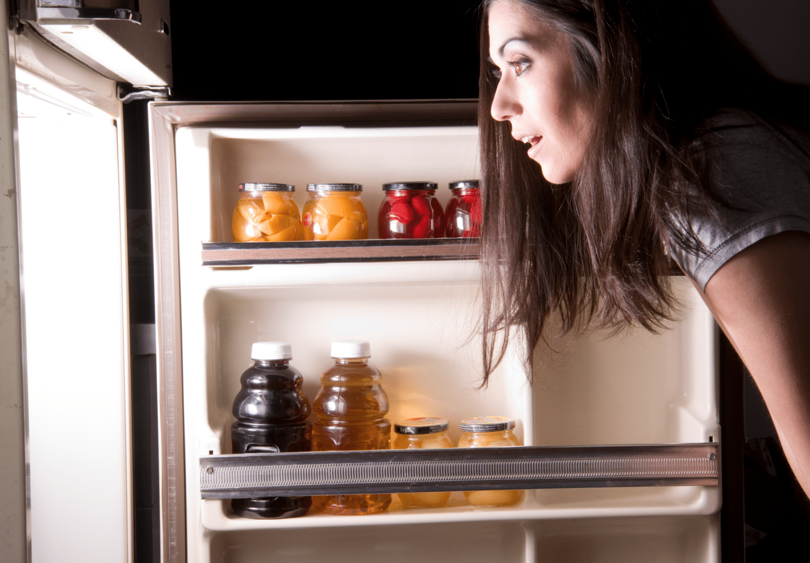 fridge opening