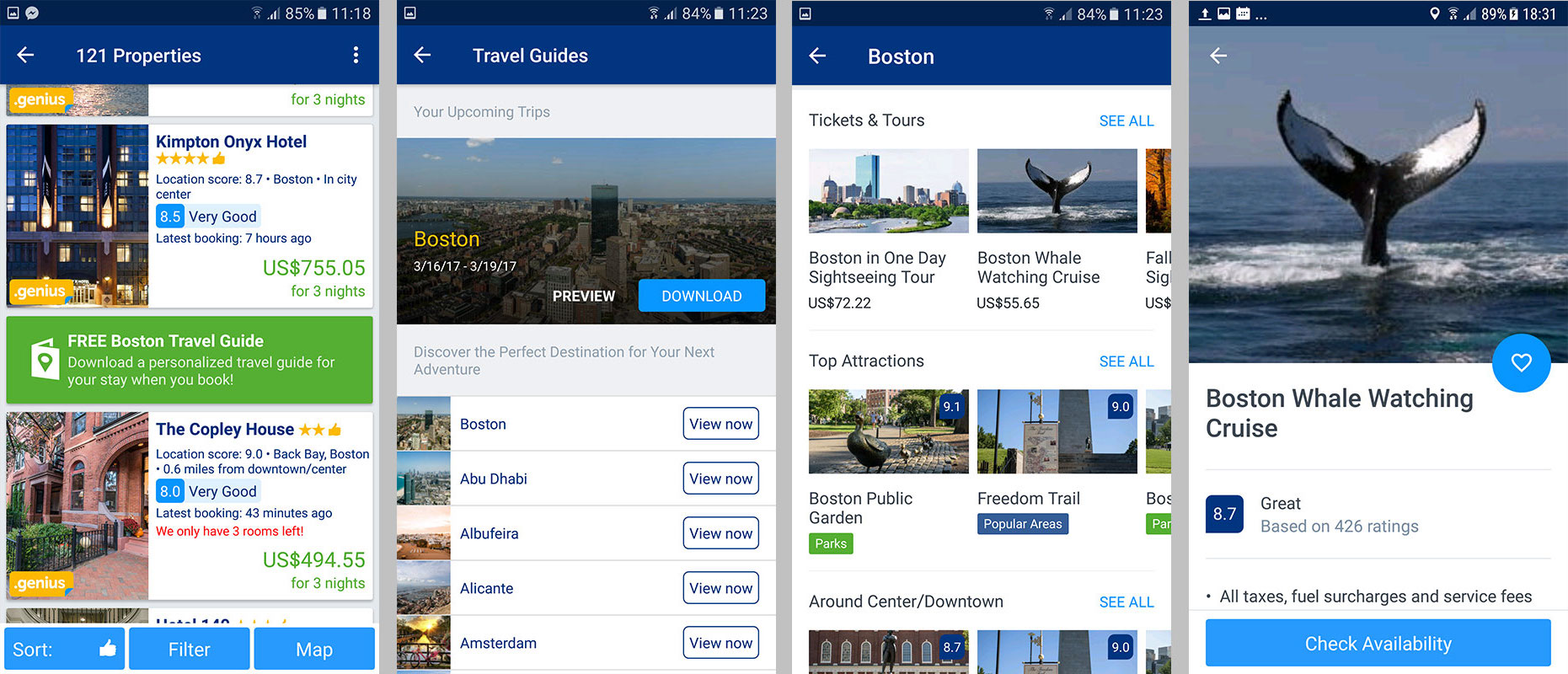 Booking.com builds app retention via wide booking options